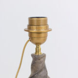 Twisted ceramic lamp, 1950s