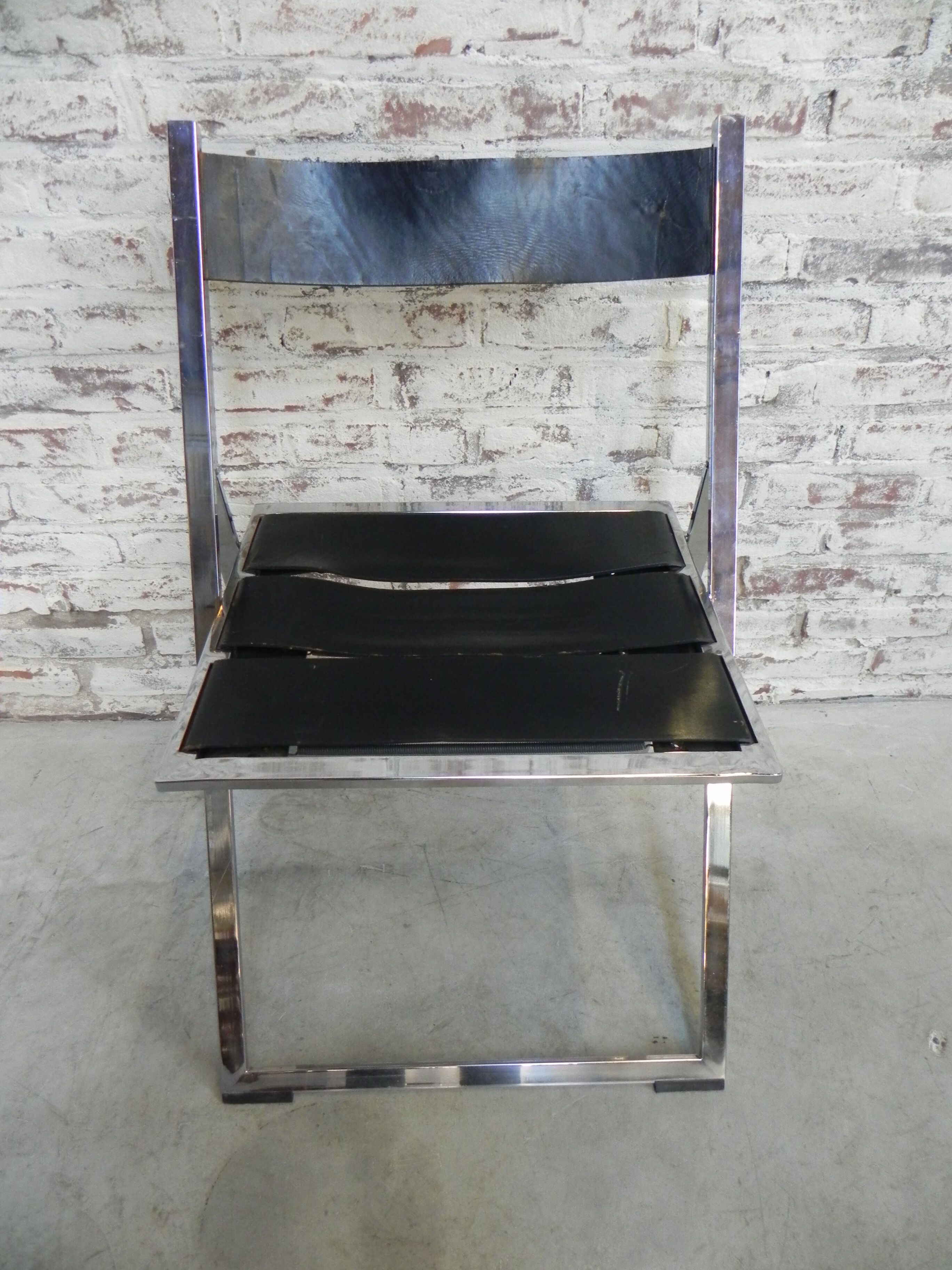 Vintage folding chair, Hulsta, Lubke