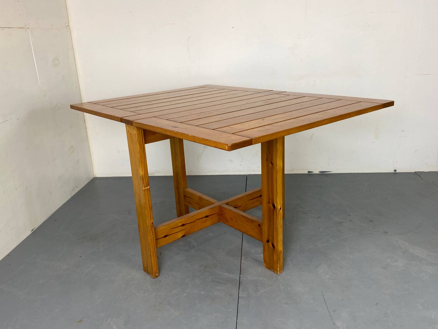 Table à manger vintage de style Japandi Chapo du milieu du siècle, 1960