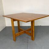 Table à manger vintage de style Japandi Chapo du milieu du siècle, 1960
