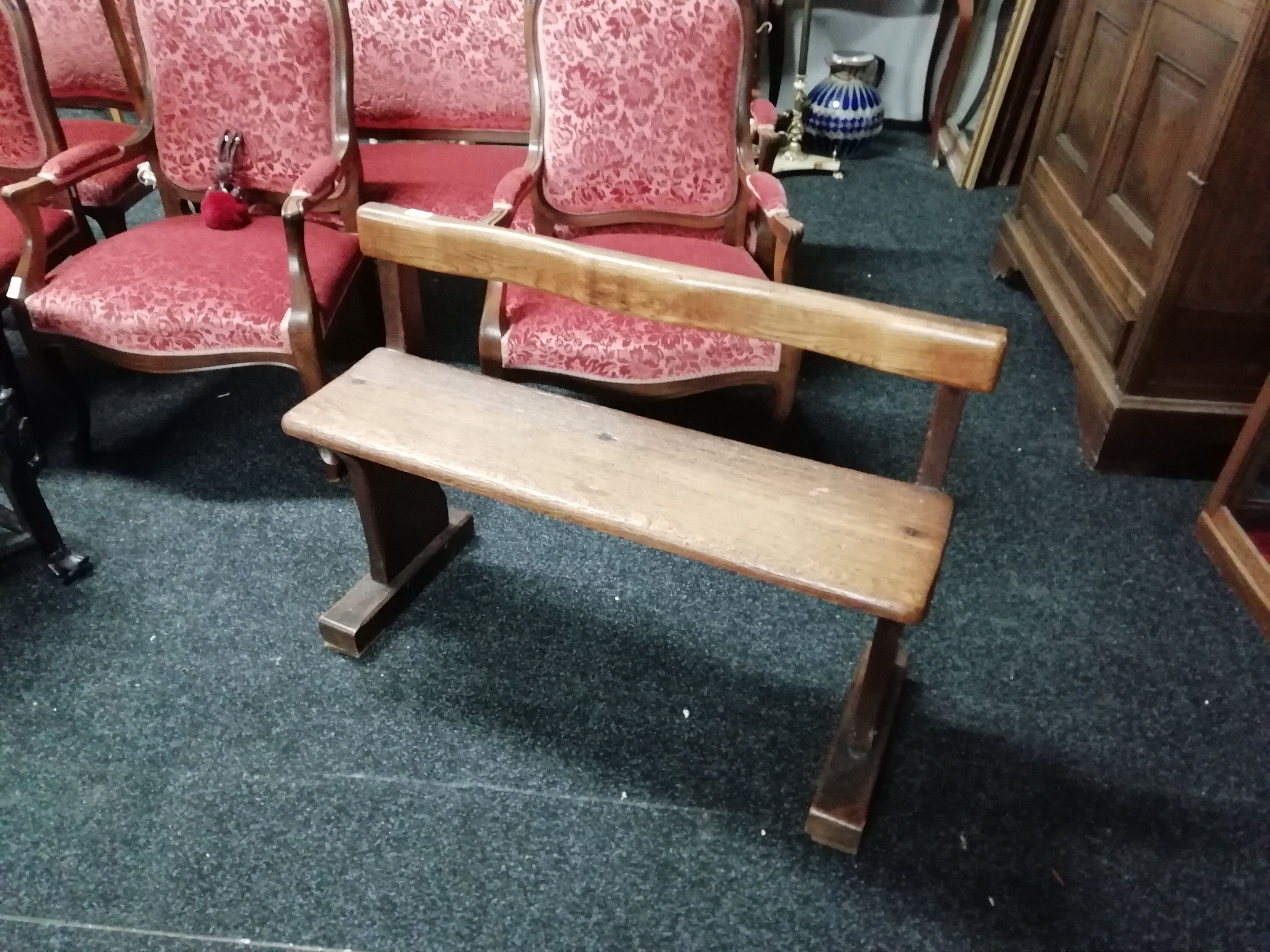 Old oak bench