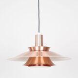 Suspension vintage danoise Lyskaer par Bent Nordsted, années 1980