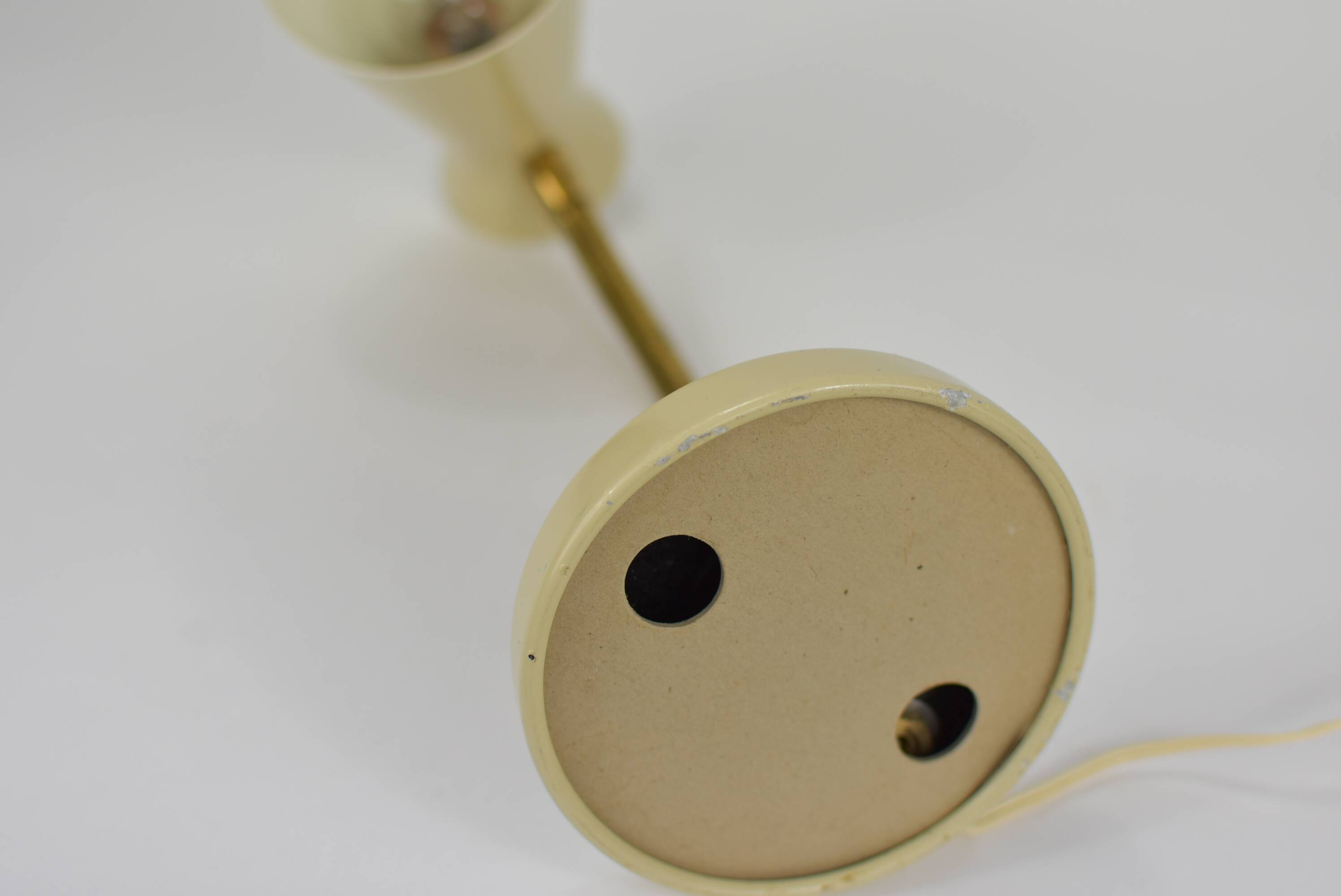 Vintage metal bedside lamp