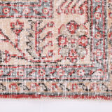 6x10 red classic floral vintage rug 314x197cm