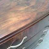 Art Deco curved chest of drawers