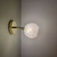 Vinatge tulip wall light in pink CLichy glass