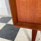Scandinavian design teak showcase buffet