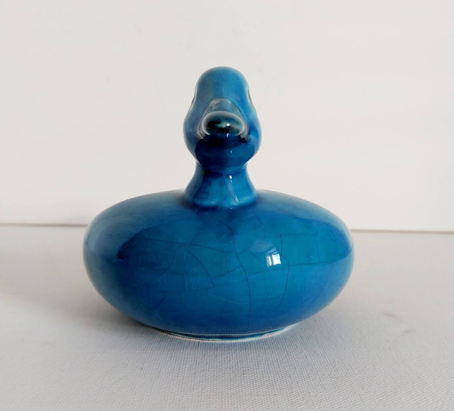 Empty ceramic duck pocket