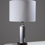 Modernist aluminum table lamp