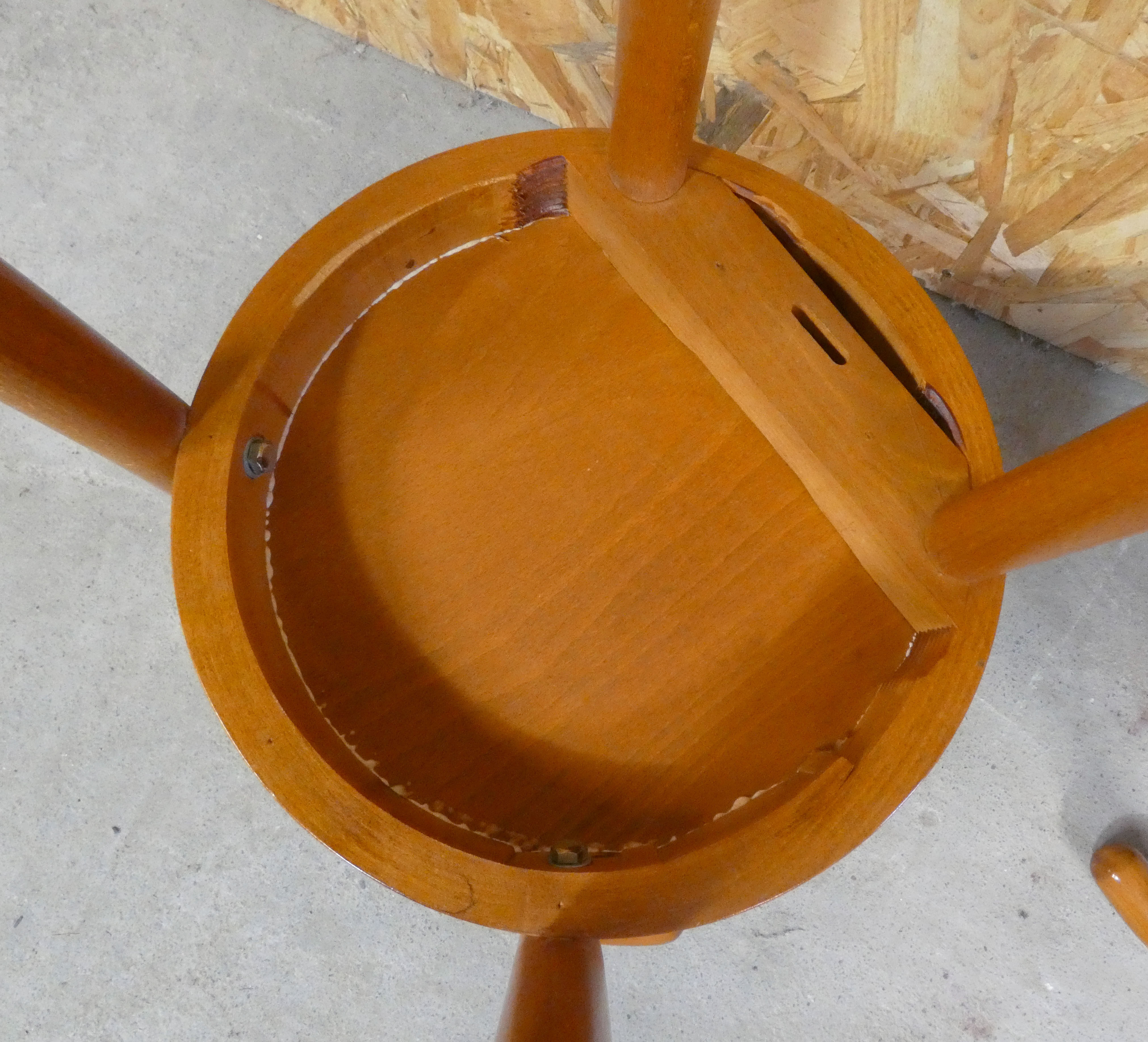 2 stools baumann bar bistrot loft vintage