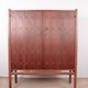 Swedish High Cabinet, Teak, Beech, Brass model Napoli, David Rosen 1960.