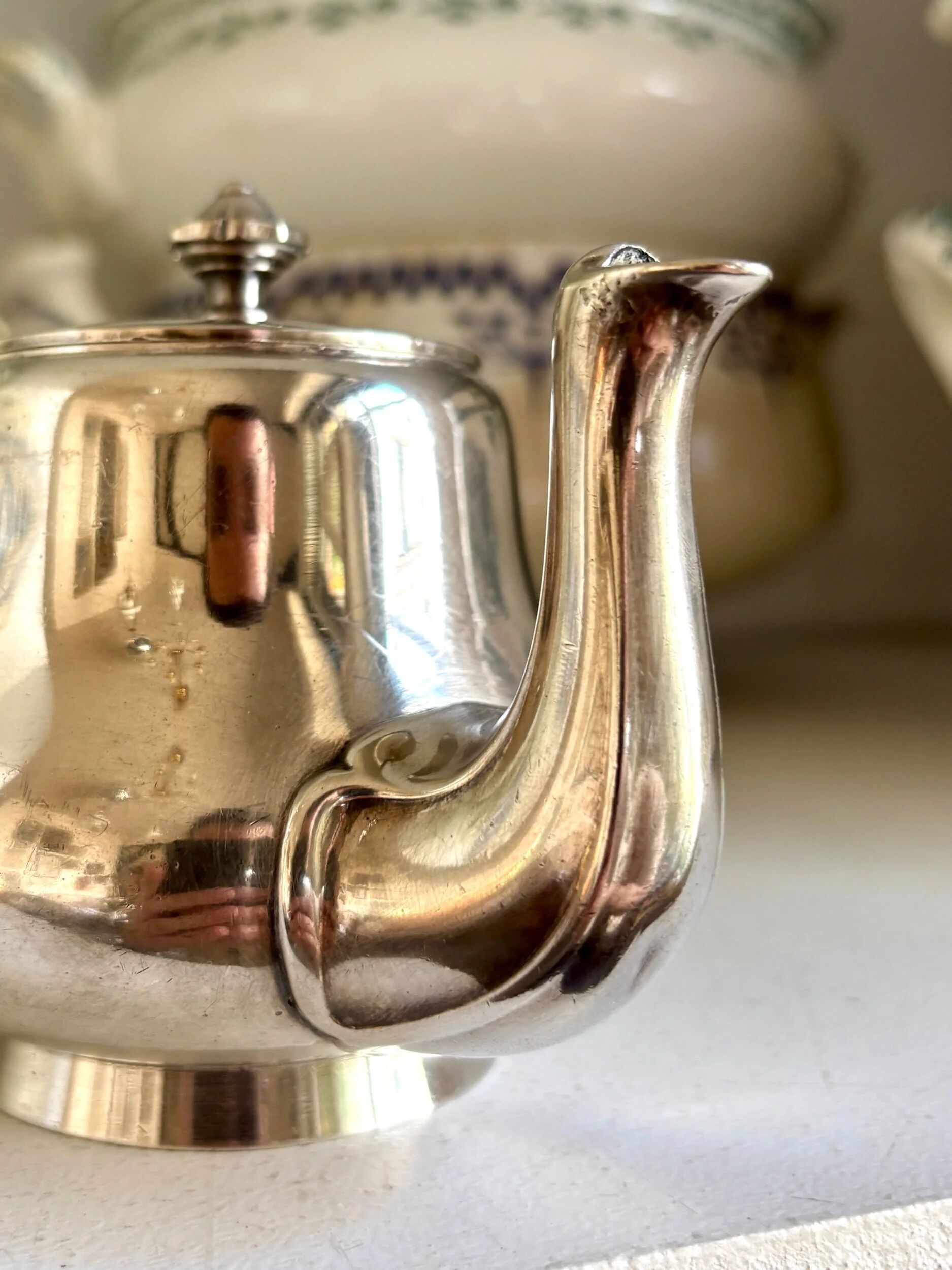 Selfish Christofle silver-plated jug