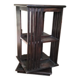 Mahogany revolving bookcase