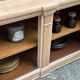 Two-part cherry wood sideboard