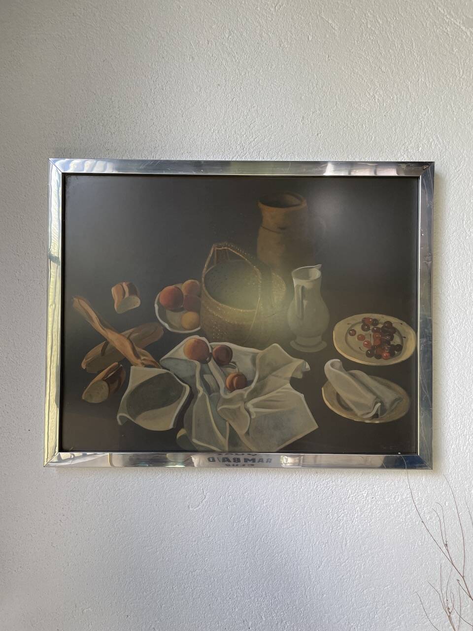 Framed lithograph André Derain “still life”