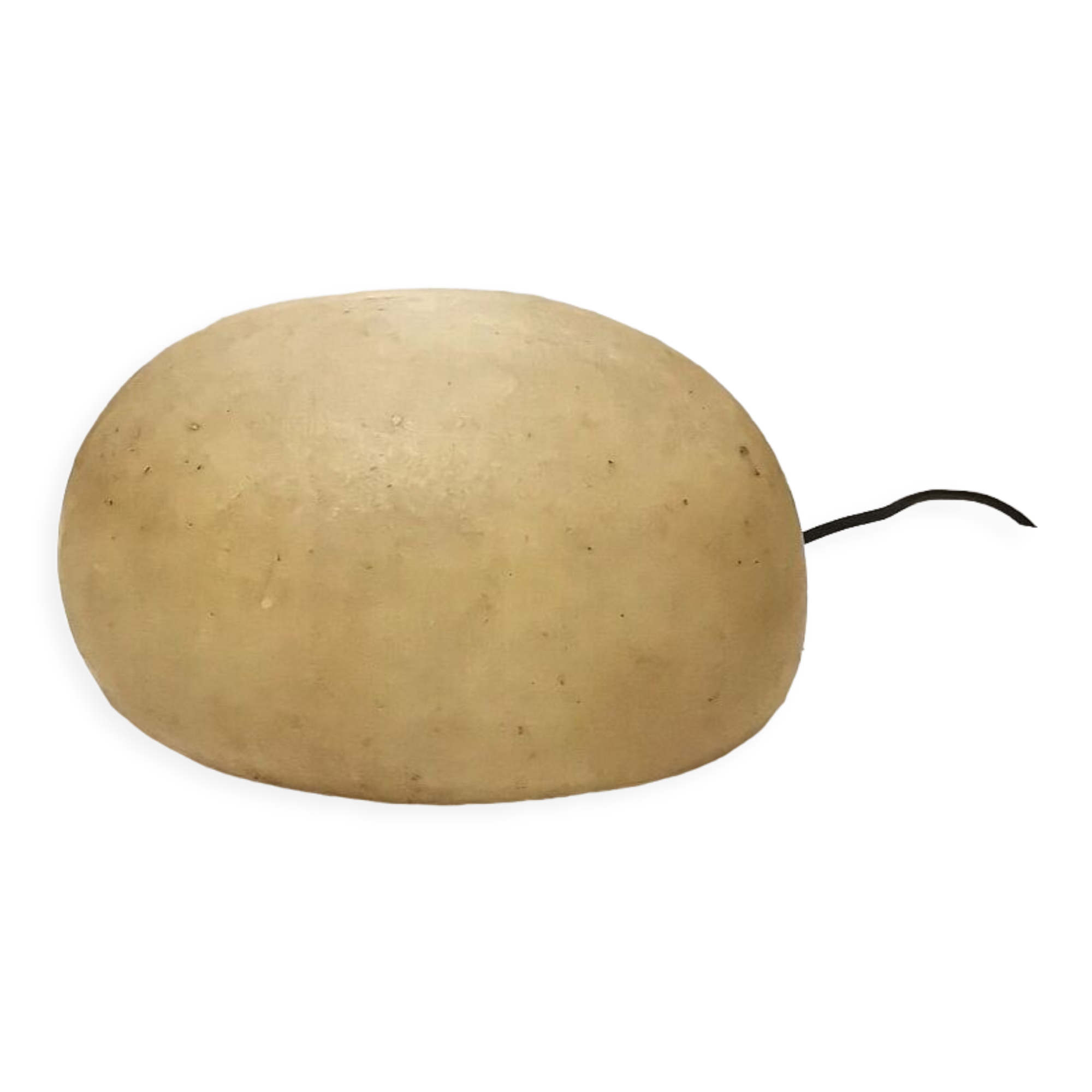 Fiberglass pebble lamp