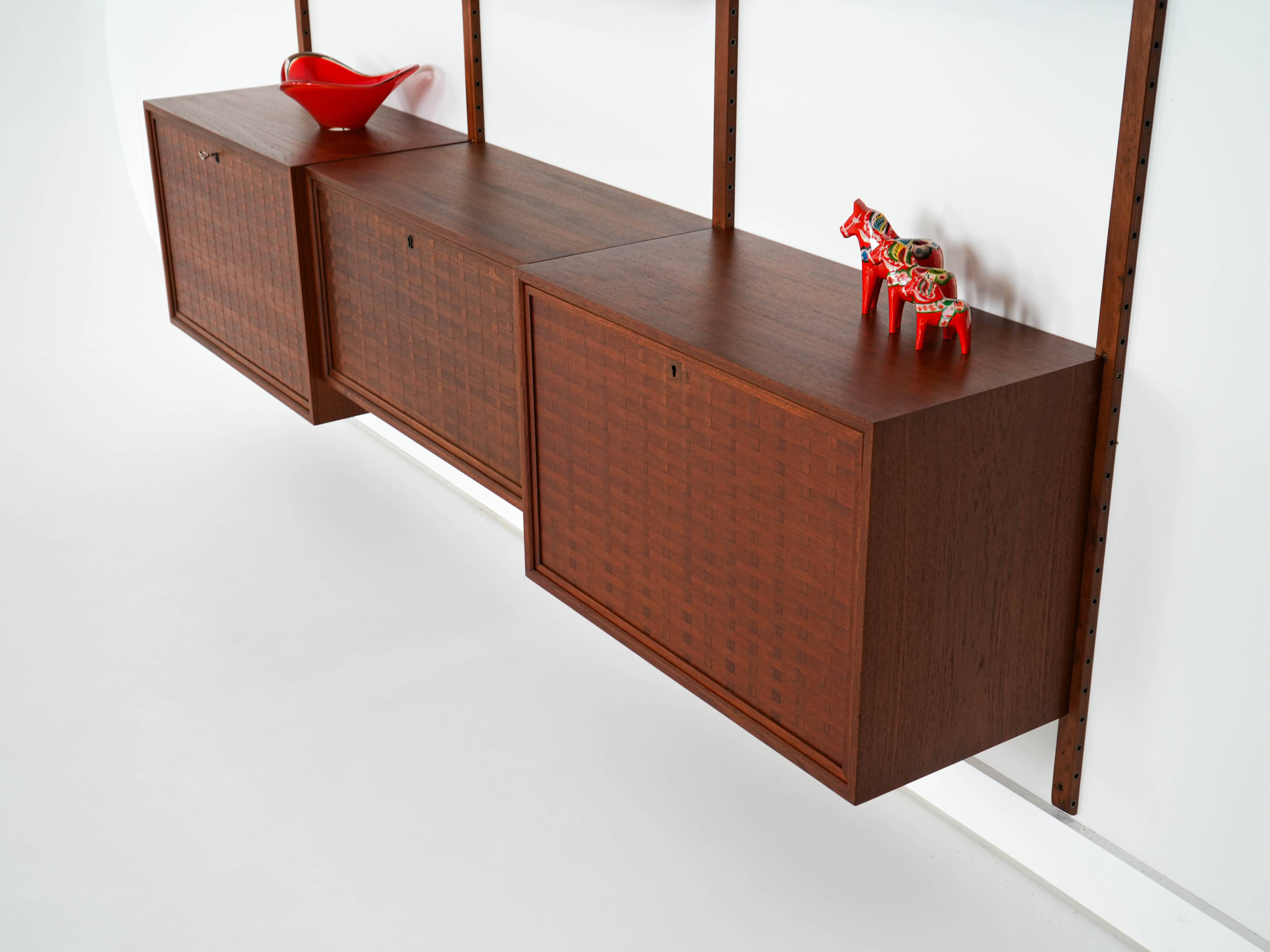 Teak shelving unit, Danish design, 1960s, designer: Poul Cadovius