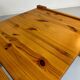 Vintage brutalist coffee table Swedish pine design Yngve Ekström Swedese