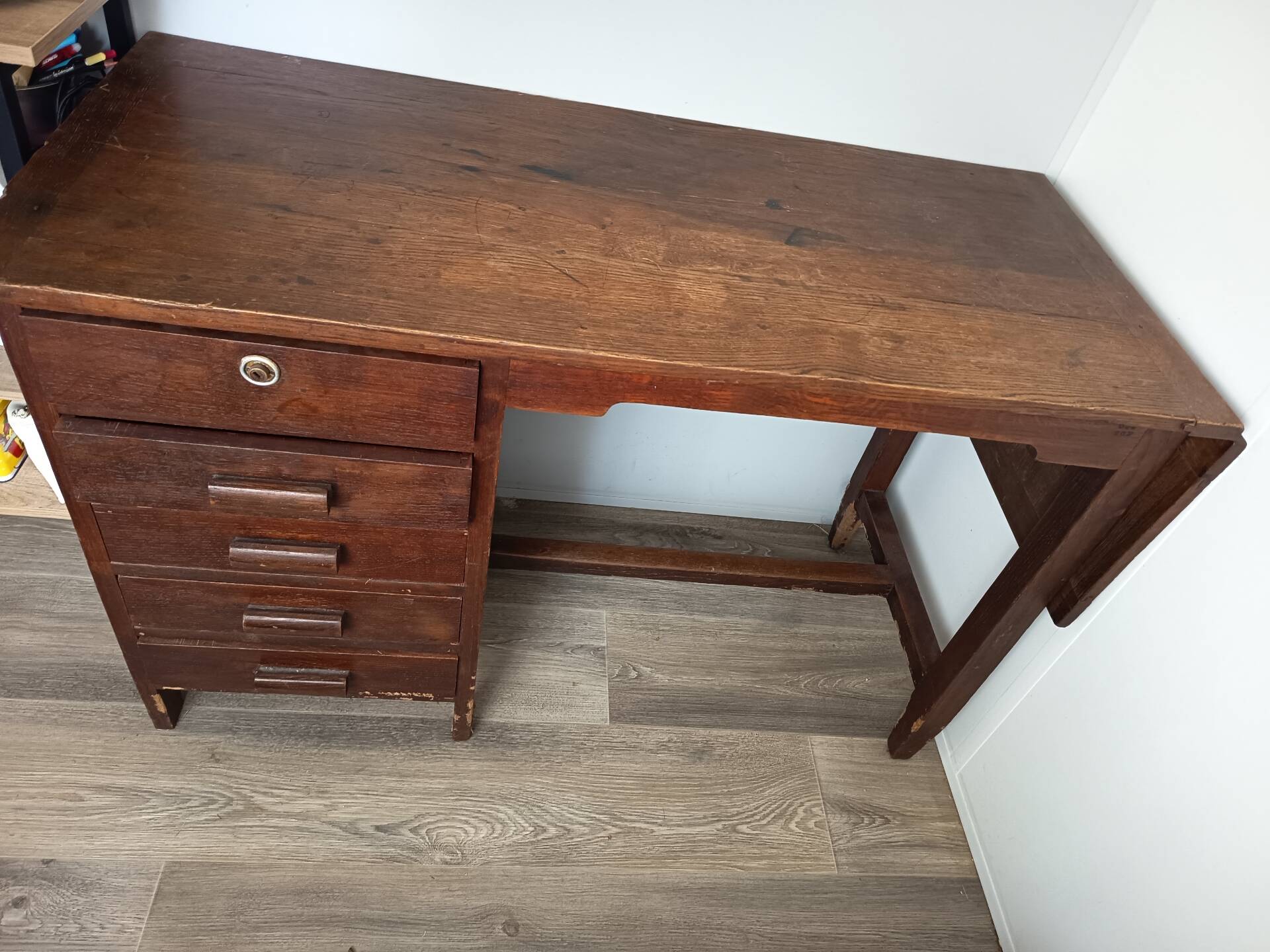 Vintage wooden desk