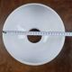 Large vintage white opal glass globe – Retro pendant lampshade