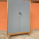Parisian Wardrobe Workshop Wardrobe Wood Mid-century Vintage Scand