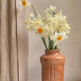 Chamotte stoneware vase