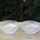 Lot de 2 coupelles en verre vintage