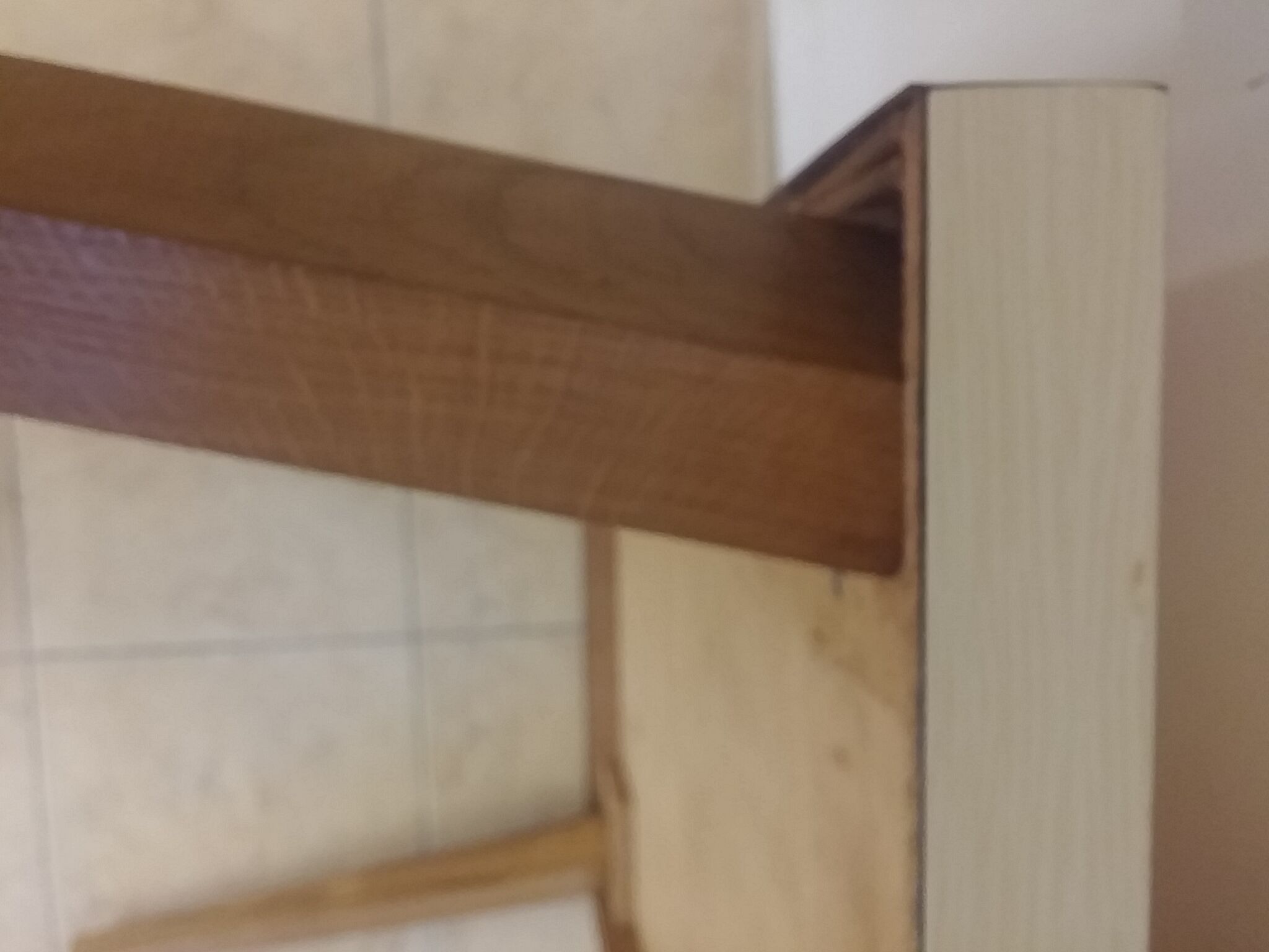 Table low vintage formica wooden