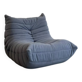 Blue armchair by Michel Ducaroy