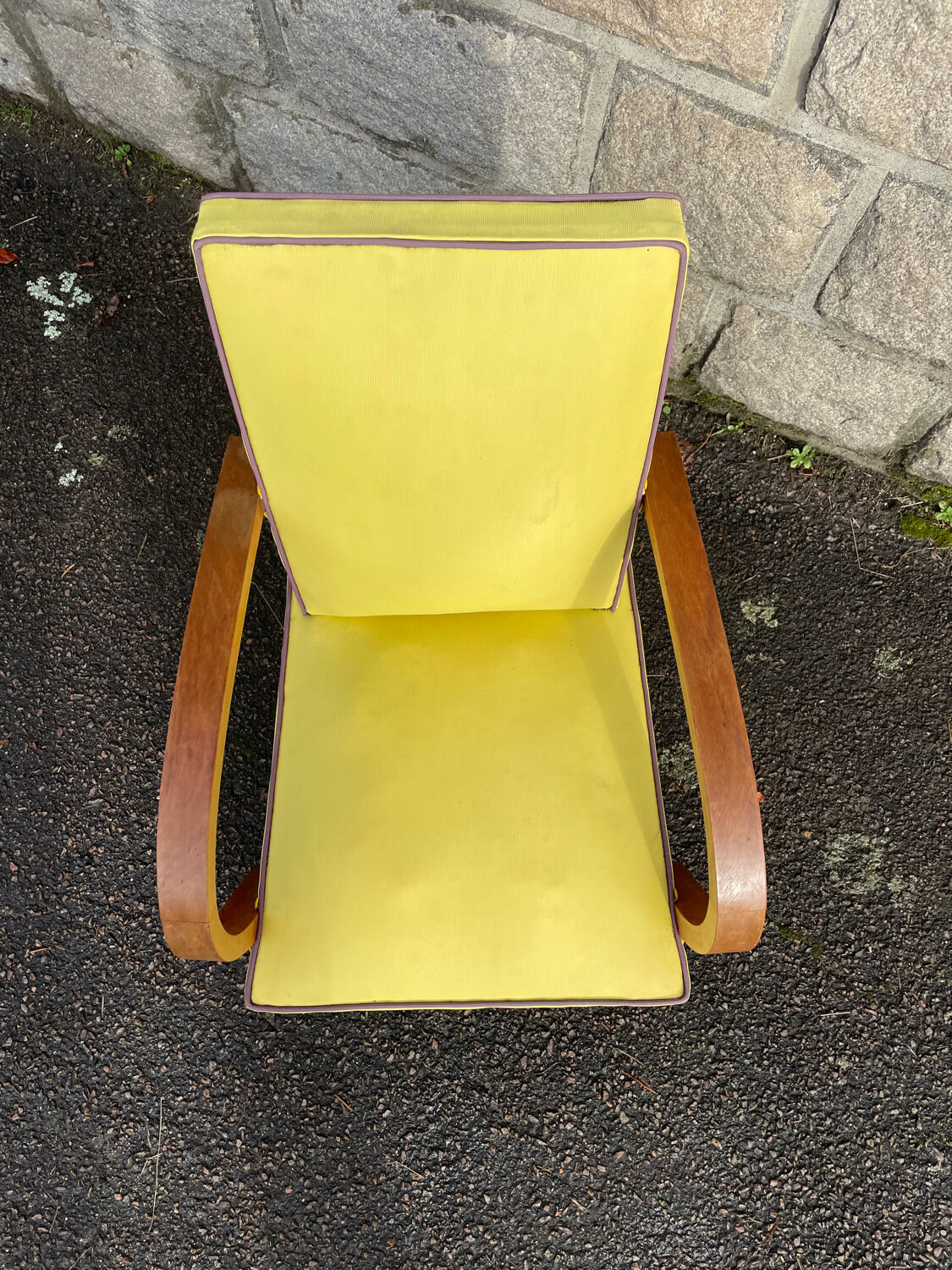 Vintage wooden children's armchair