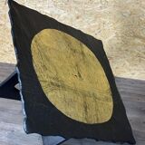 60s 70s Brutalist Coffee Table Side Table Slate Top Design