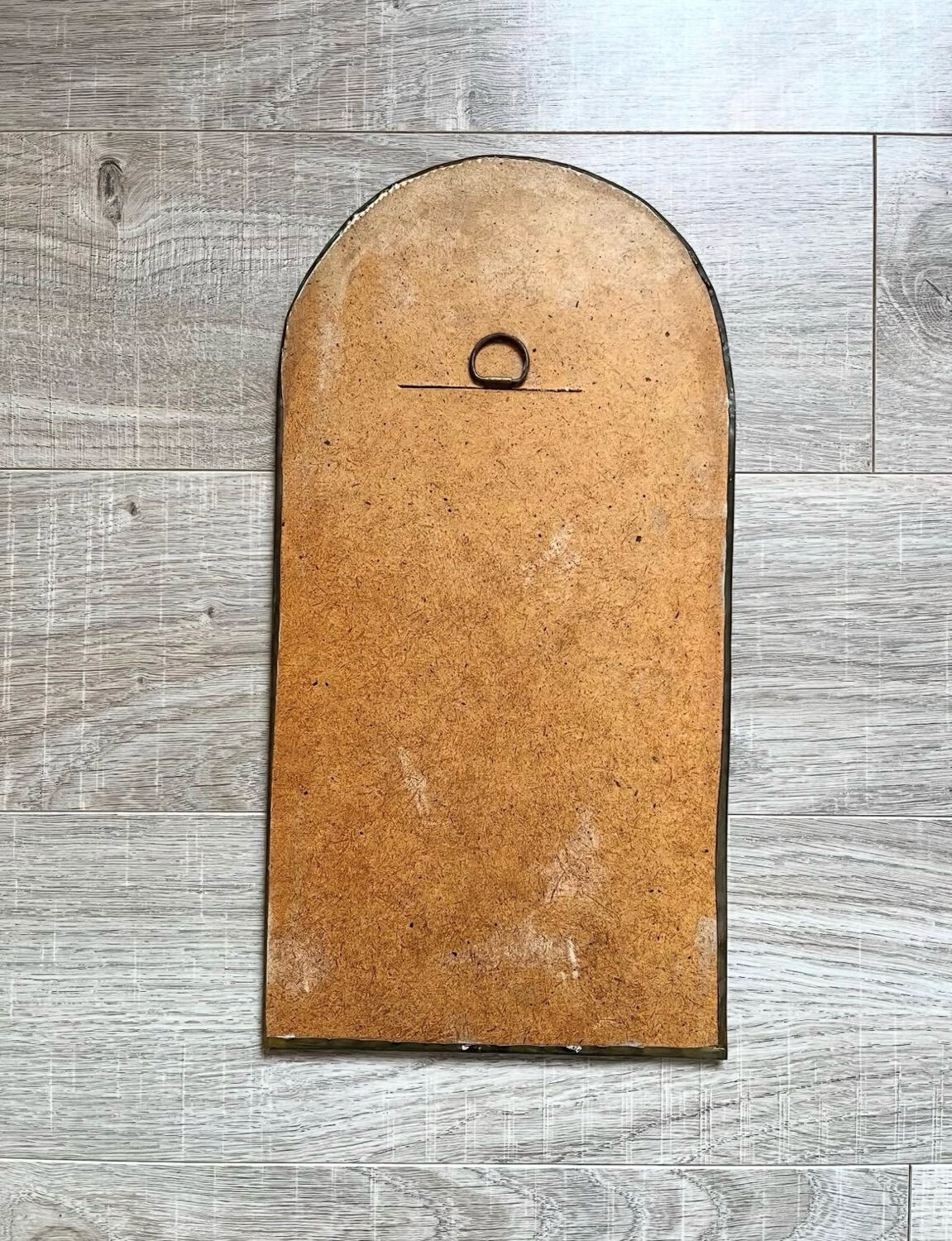 Vintage brass mirror