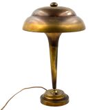 Mid-century brass table lamp, France ca. 1940
