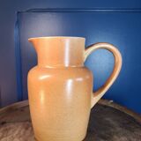 Signed scarpe stoneware ceramic, the milkmaid and the milk pot, vintage vase
