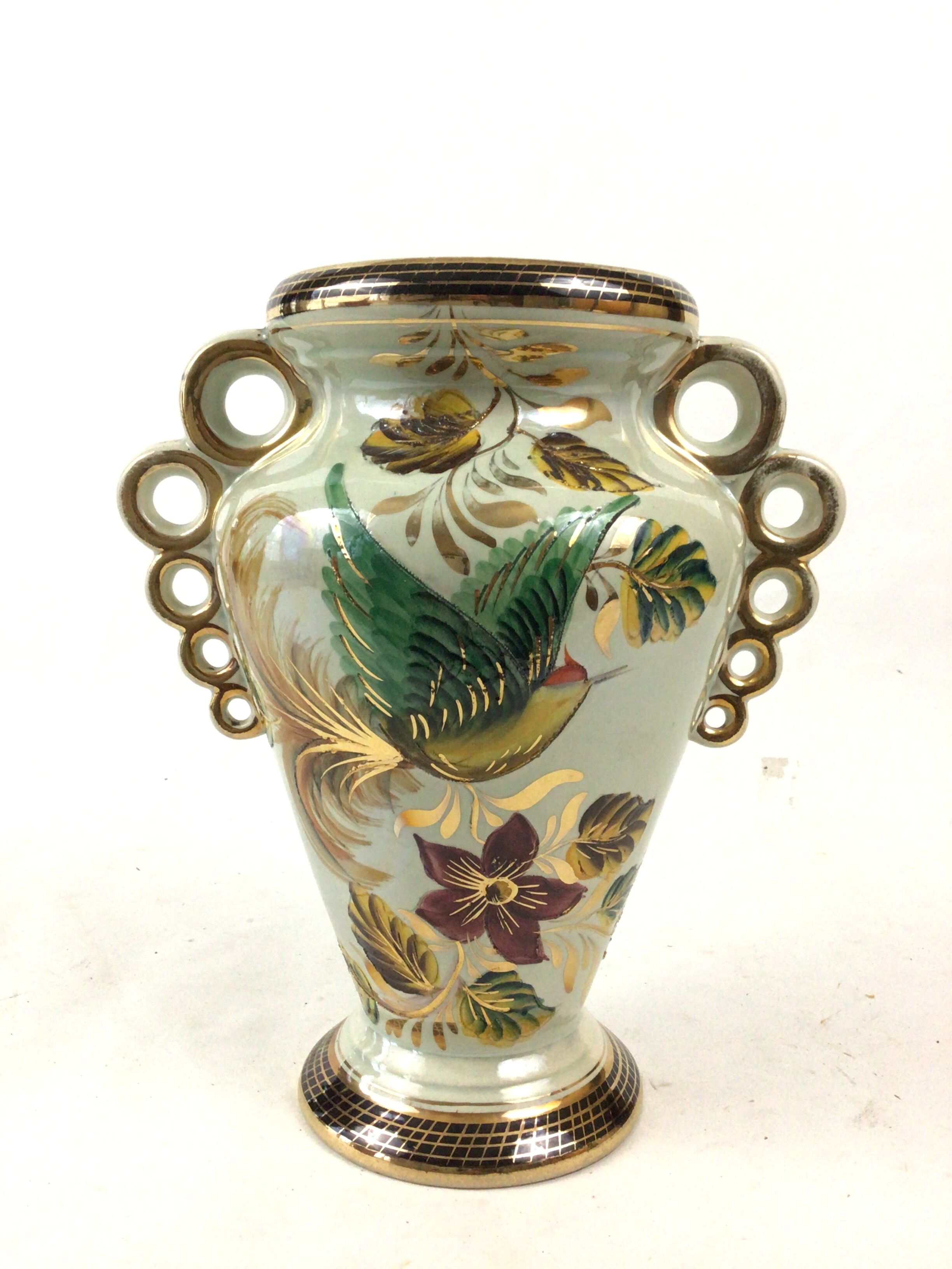 Vase signed Béquet Belgium