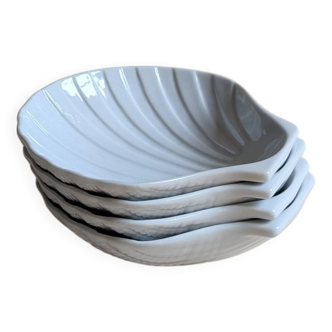 Set of 4 shell bowls