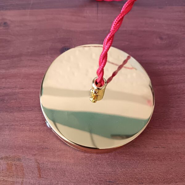 Suspension en verre vintage, motifs floraux 1960, Suspension marguerite