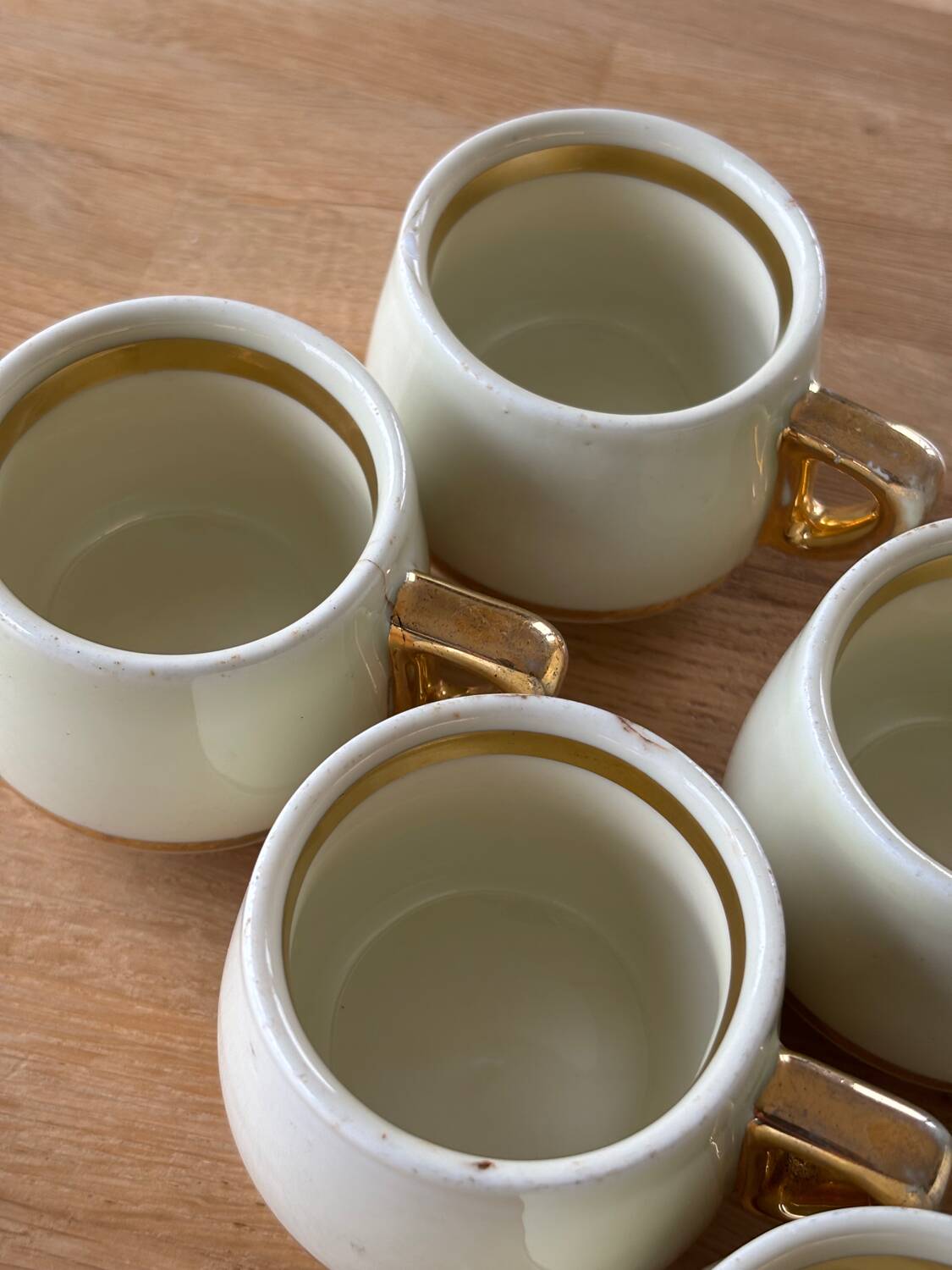 6 coffee cups from the 50s/60s