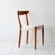 1960s Vintage Scandinavian Teak Chair with Curved Back