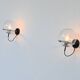 Frank Ligtelijn 'Raindrop' sconces RAAK The Netherlands 1970