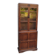 Oak display cabinet bookcase