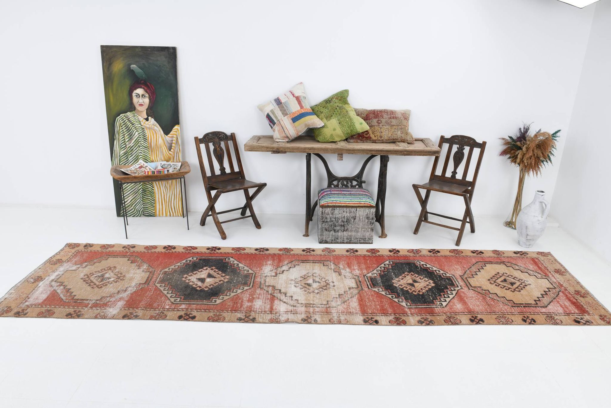 Tapis persan classique 3 x 12, 97 x 398 cm.