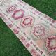 Vintage Turkish hallway rug 86x405 cm