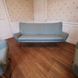 Rare 50s Swedish salon Restored for its rental in the film "Little Nicolas ,2021"