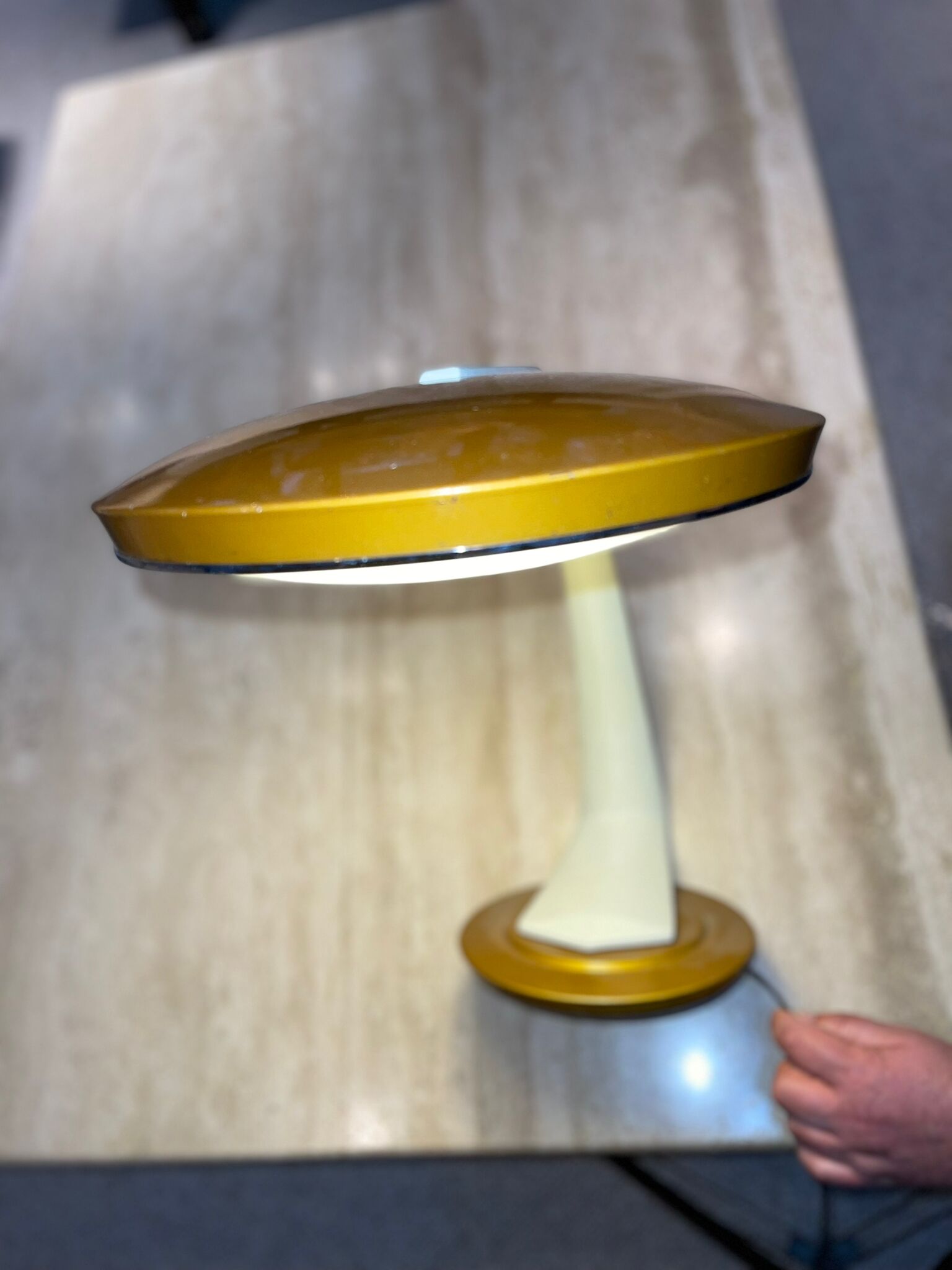 Fase Vintage Boomerang Desk Lamp, 1960s