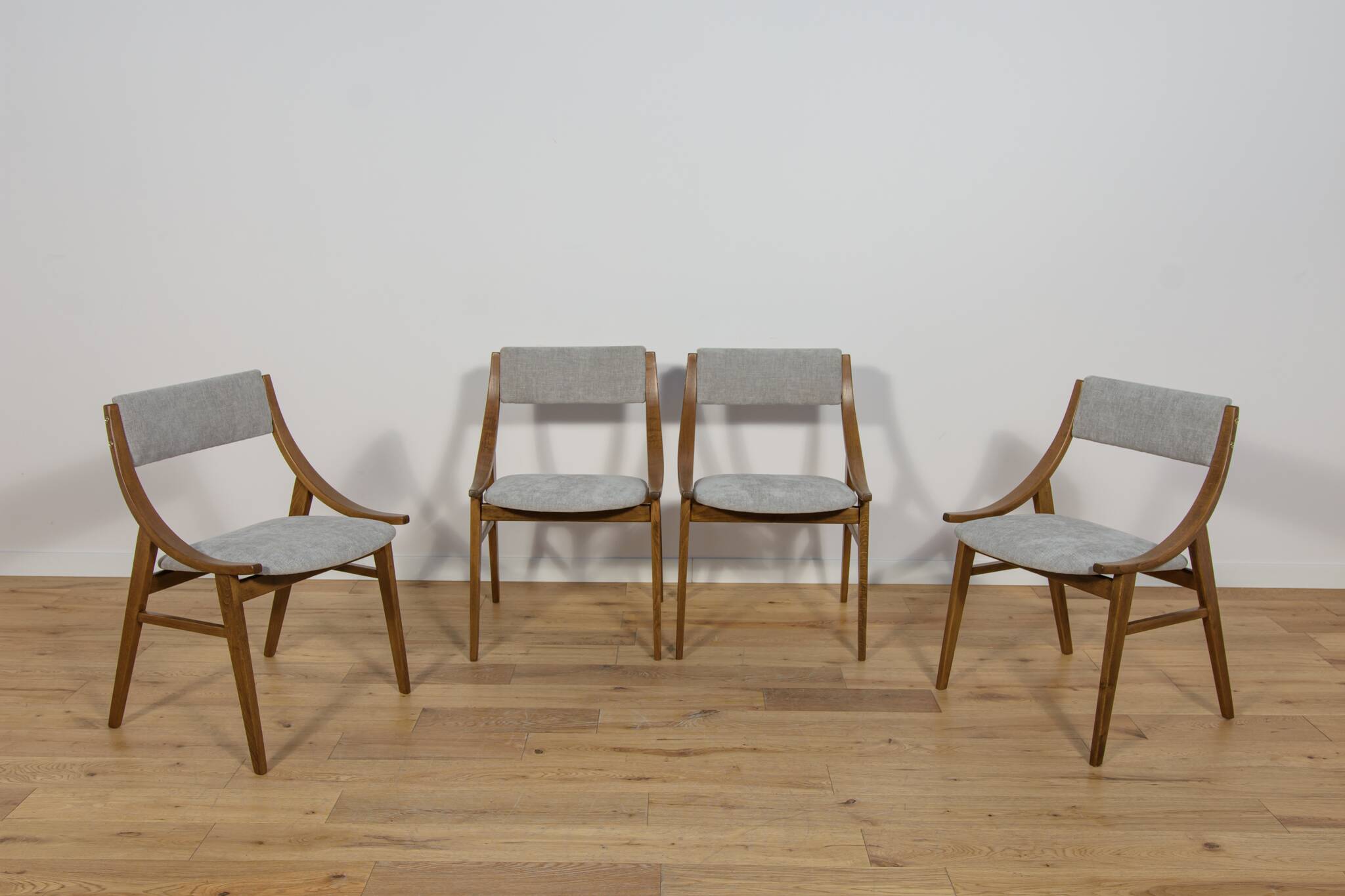 Ski Jumper Chairs from Zamojska, Poland, 1960s, Set of 4