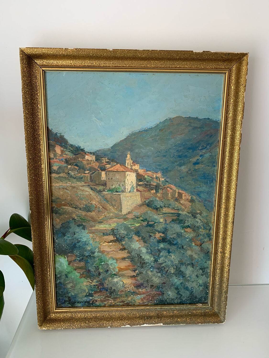 Corsican landscape painting