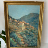 Corsican landscape painting
