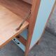 Secretary desk, drawers, vintage, refurbished, 60s