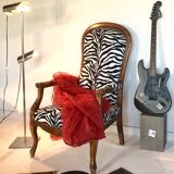 Armchair Voltaire twentieth "Zebra"